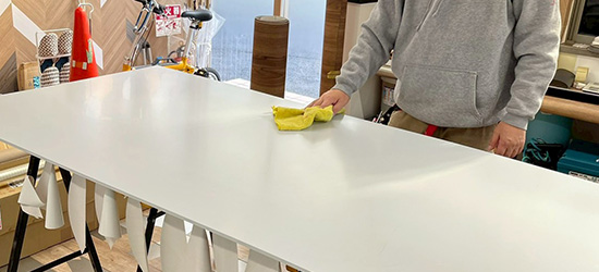 表面の清掃